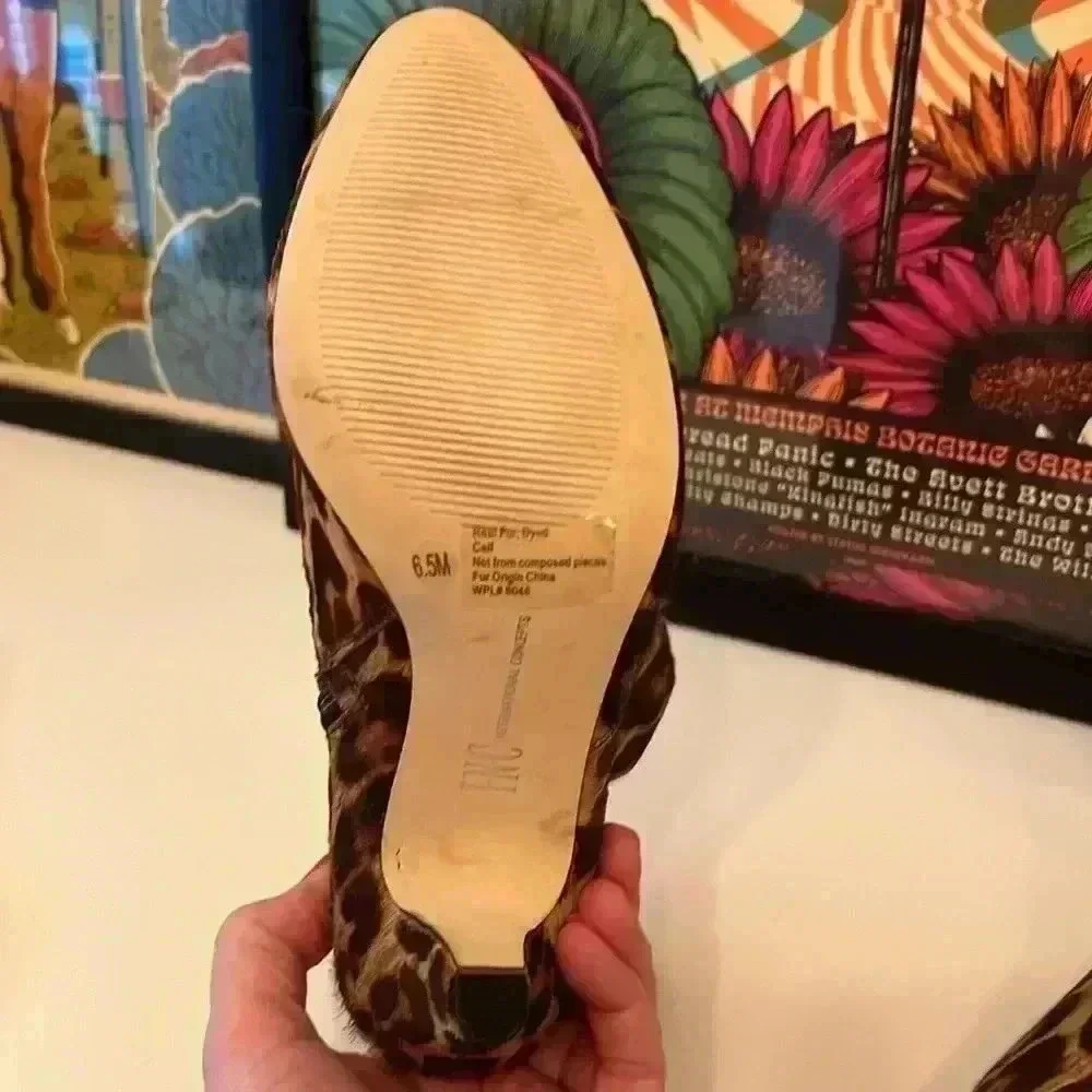 INC international concepts Leopard Ankle Boots-Sz 6.5 - Picture 6 of 6